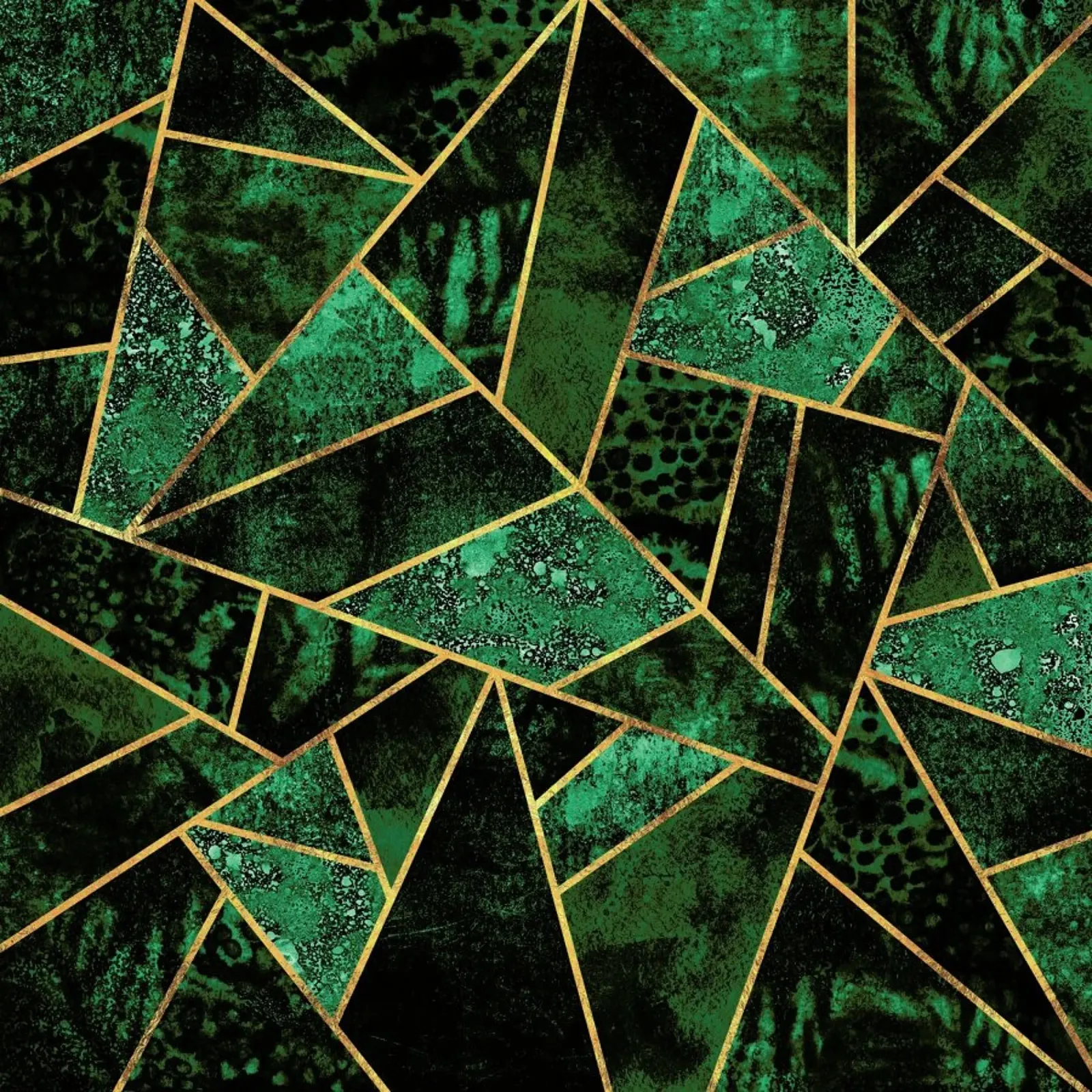 Deep Emerald acrylic glass by Elisabeth Fredriksson