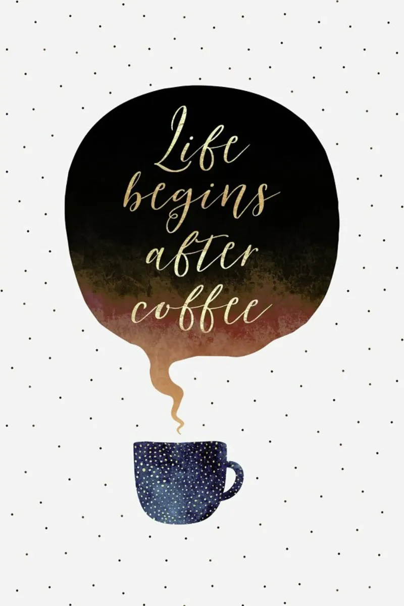 Life Begins After Coffee pellicola backlit da Elisabeth Fredriksson