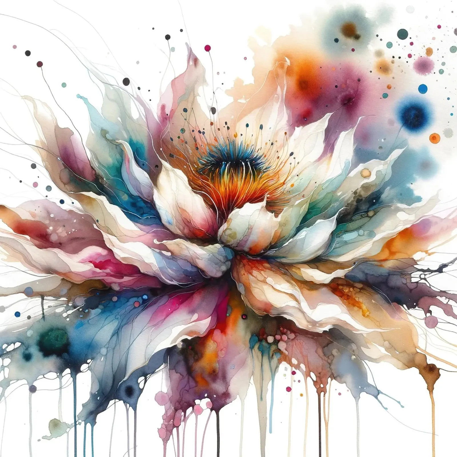 Maestà del fiore divino poster da Chromatic Fusion Studio