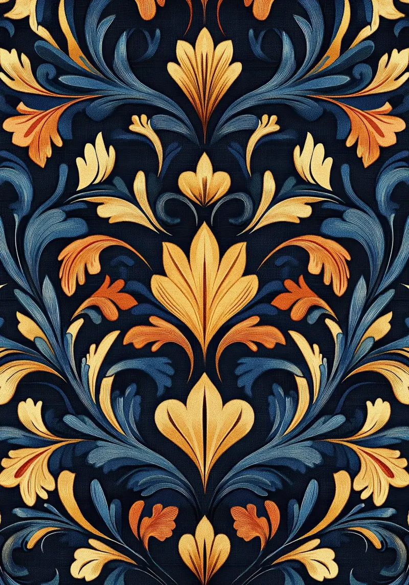 L'Art nouveau: lo splendore fiorente dei tempi passati pannello forex da Artful Bloom