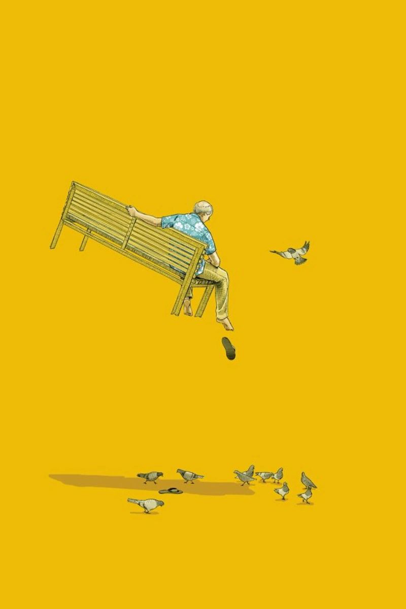 Float With the Pigeons pellicola backlit da Jason Ratliff