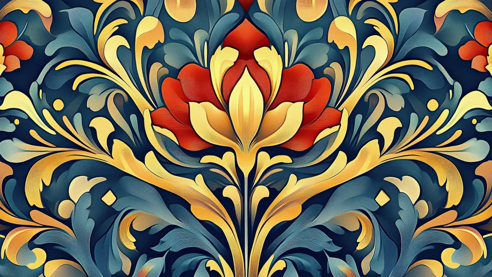 Jugenstil - Spiegel der Moderne hahnemühle by Artful Bloom