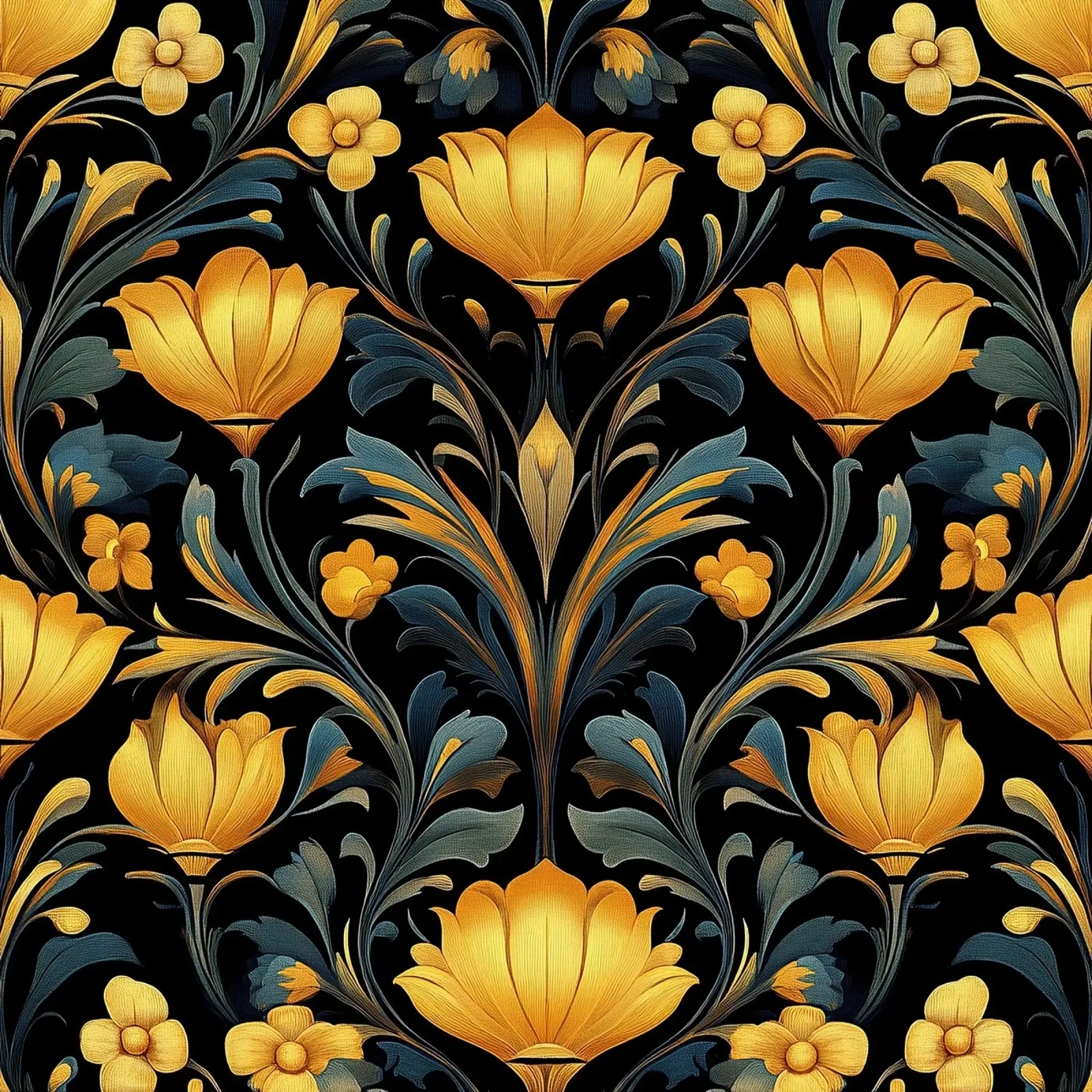 Art nouveau - timeless opulence canvas by Artful Bloom
