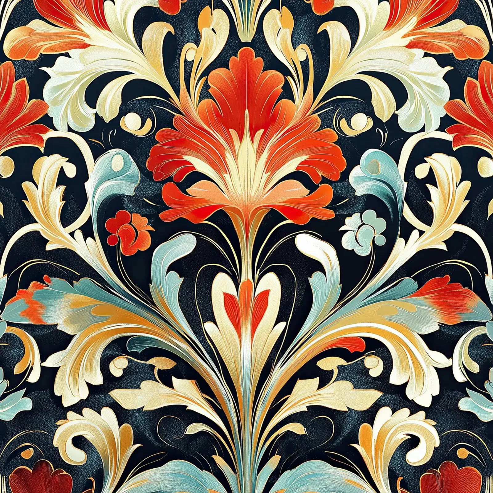 Art nouveau - fascino e splendore pellicola backlit da Artful Bloom