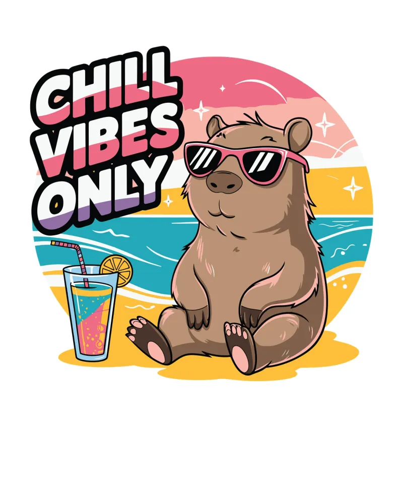 Chill Vibes Only poster van edsonramosart