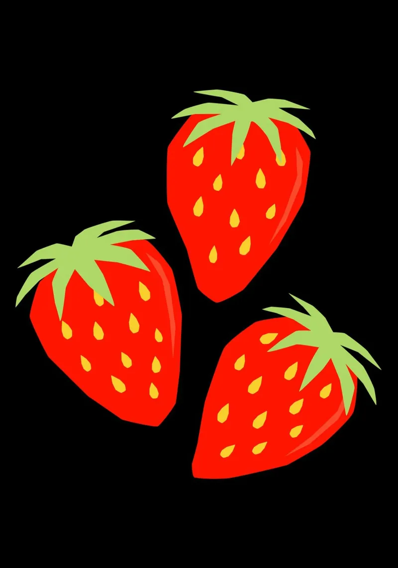 Strawberries pellicola backlit da LisaArtes