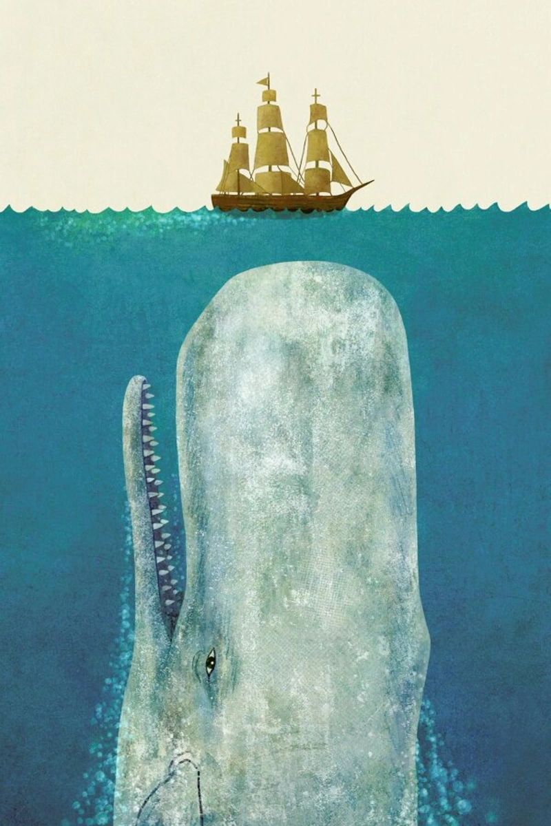 The Whale Leinwand von Terry Fan