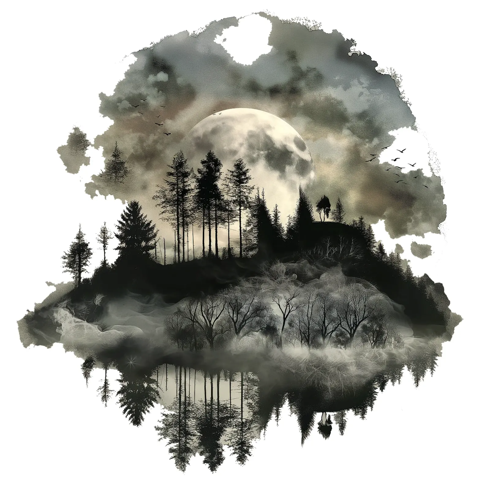 Mist Emerge 3 - moonshade, icon pellicola backlit da The Quiet Senju